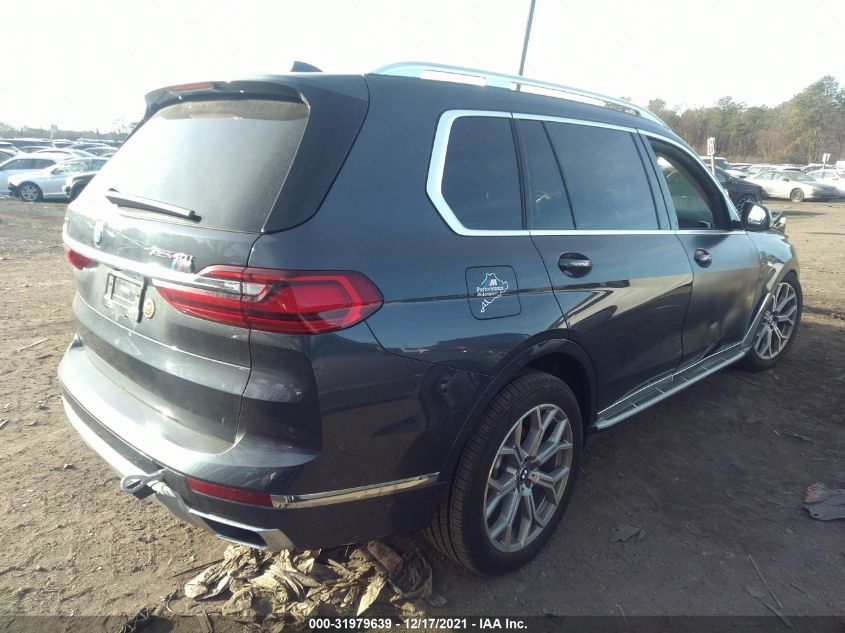 2020 BMW X7 XDRIVE40I 5UXCW2C00L9C66347