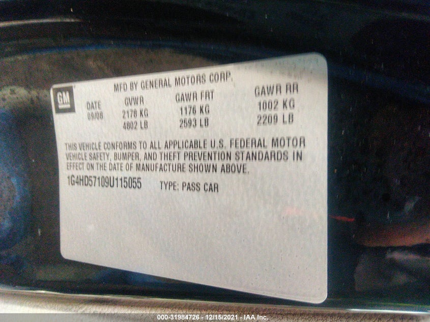 Buick Lucerne 2009