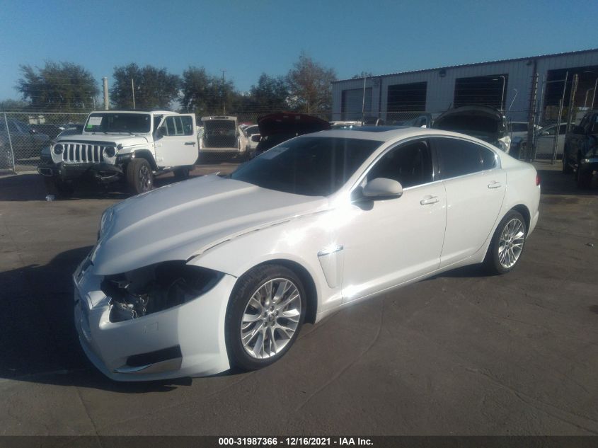 2013 JAGUAR XF V6 RWD SAJWA0E78D8S90493