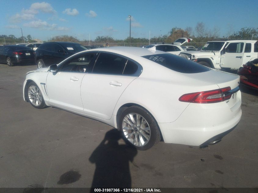 2013 JAGUAR XF V6 RWD SAJWA0E78D8S90493