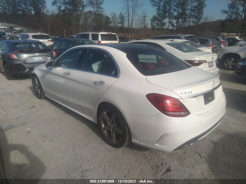 2016 MERCEDES-BENZ C-CLASS C 300 55SWF4JB0GU170675