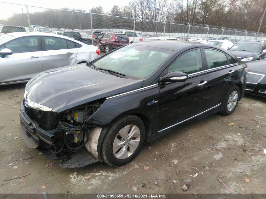 2014 HYUNDAI SONATA HYBRID KMHEC4A48EA115366