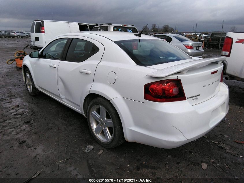 2013 DODGE AVENGER SE 1C3CDZAB8DN516691