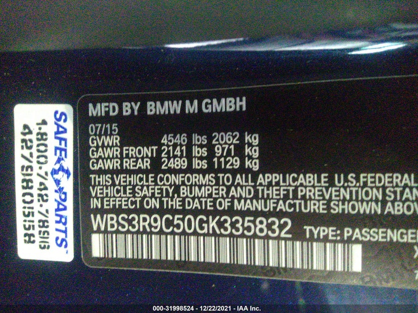 BMW M4 2016