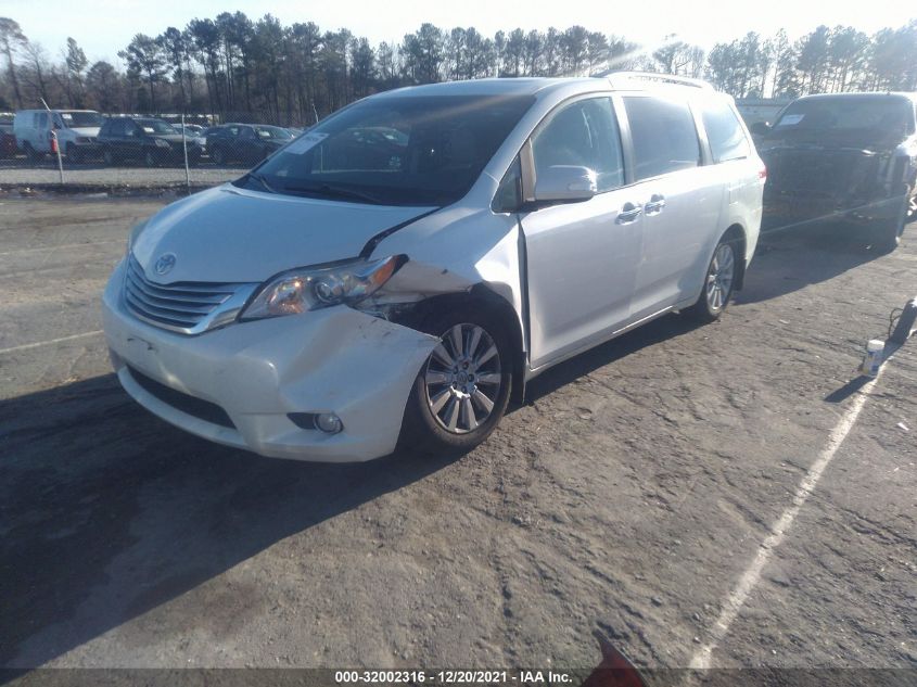 2014 TOYOTA SIENNA LTD 5TDYK3DC0ES430876