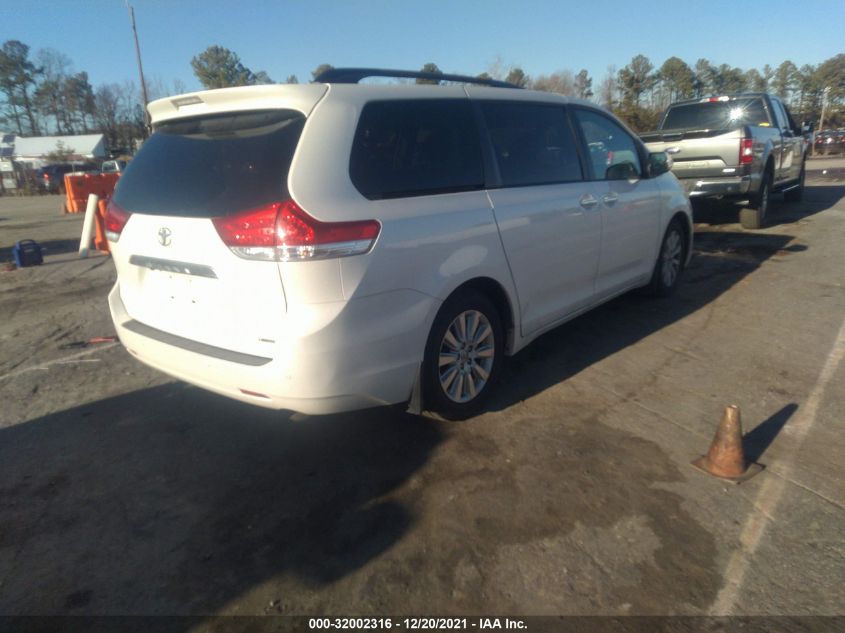 2014 TOYOTA SIENNA LTD 5TDYK3DC0ES430876
