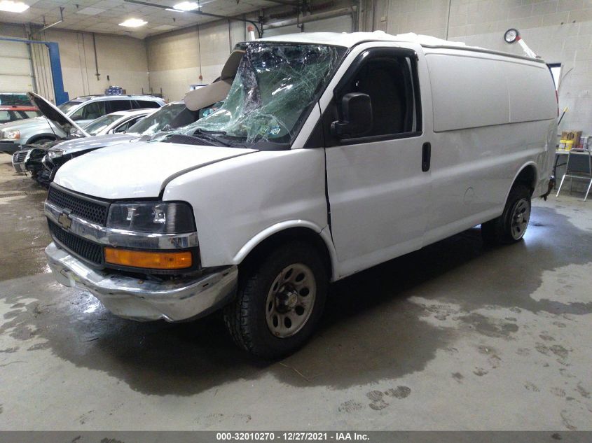 2013 CHEVROLET EXPRESS CARGO VAN 1GCSHAF46D1111718