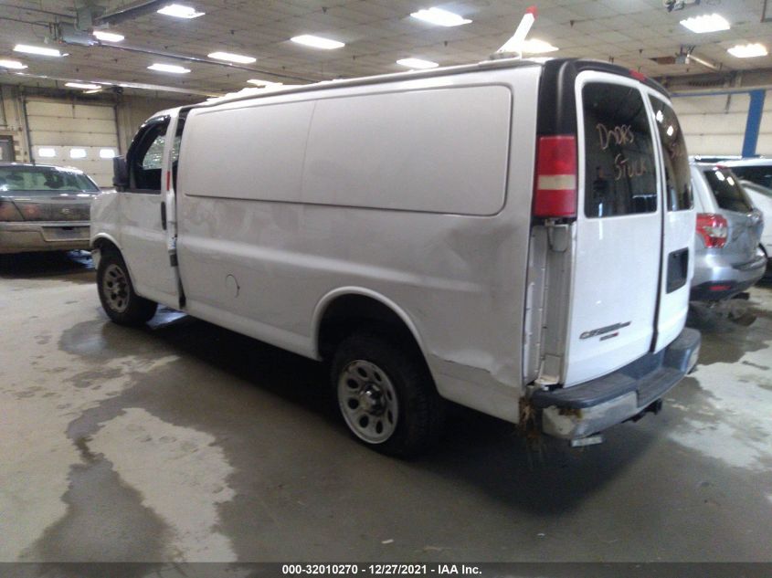 2013 CHEVROLET EXPRESS CARGO VAN 1GCSHAF46D1111718