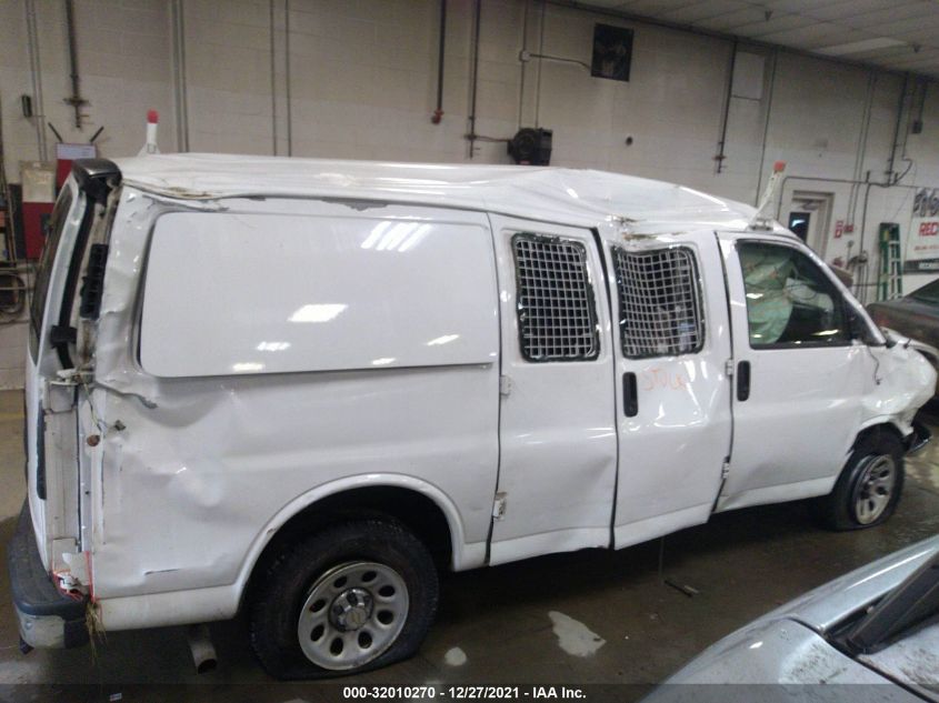 2013 CHEVROLET EXPRESS CARGO VAN 1GCSHAF46D1111718