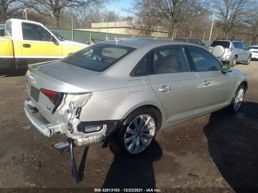 2017 AUDI A4 PREMIUM WAUANAF47HN022353