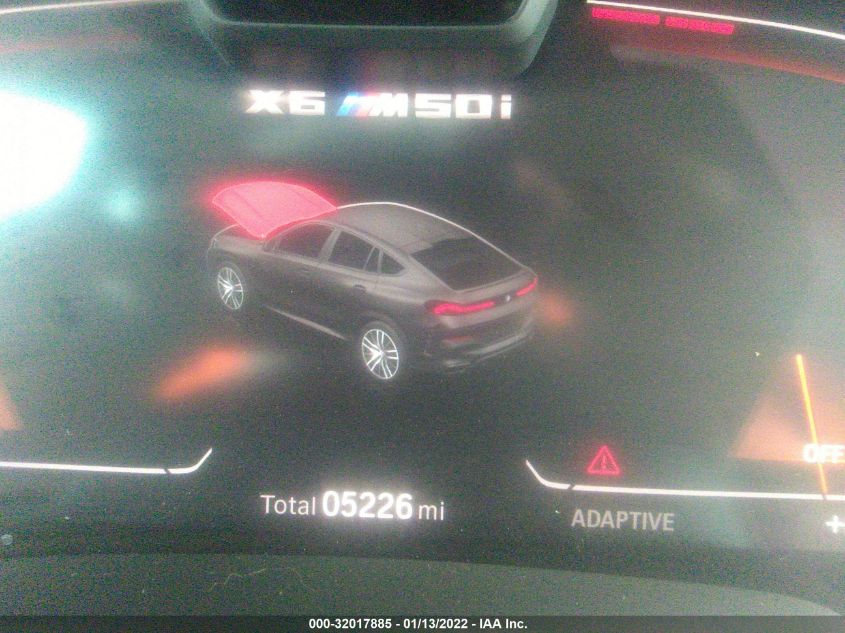 2020 BMW X6 M50I 5UXCY8C0XL9B57052