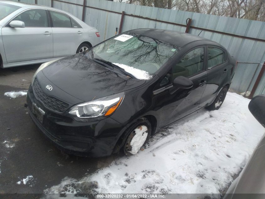 2014 KIA RIO LX KNADM4A39E6372329
