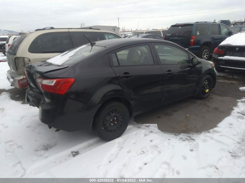 2014 KIA RIO LX KNADM4A39E6372329