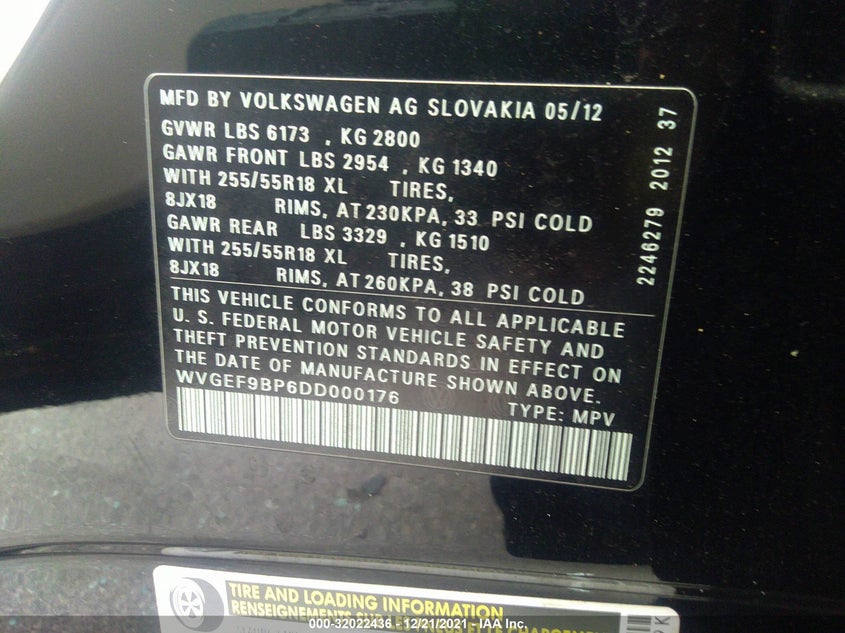 Volkswagen Touareg 2013