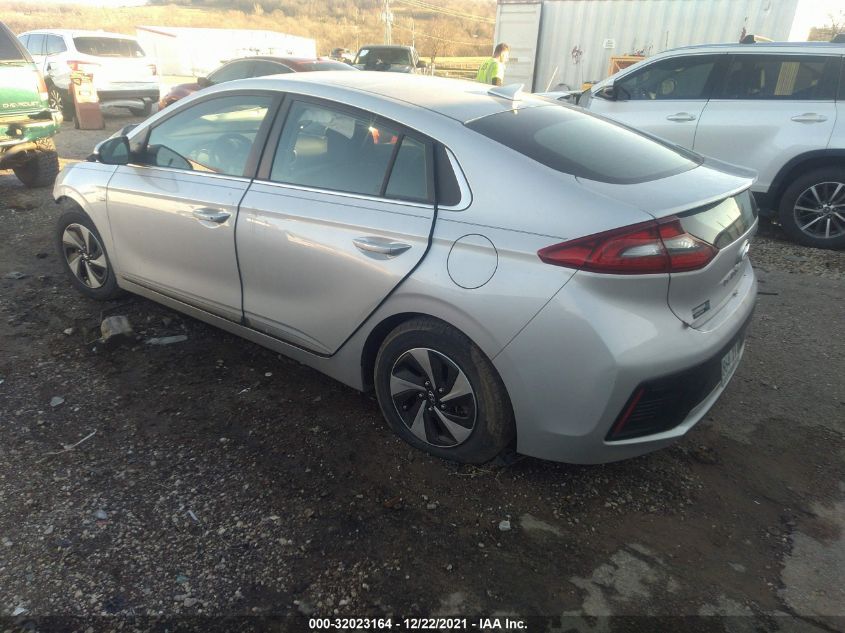 2018 HYUNDAI IONIQ HYBRID SEL KMHC75LCXJU103167