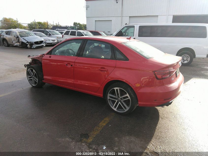 2018 AUDI A3 SEDAN PREMIUM/TECH PREMIUM WAUAUGFF1J1014138