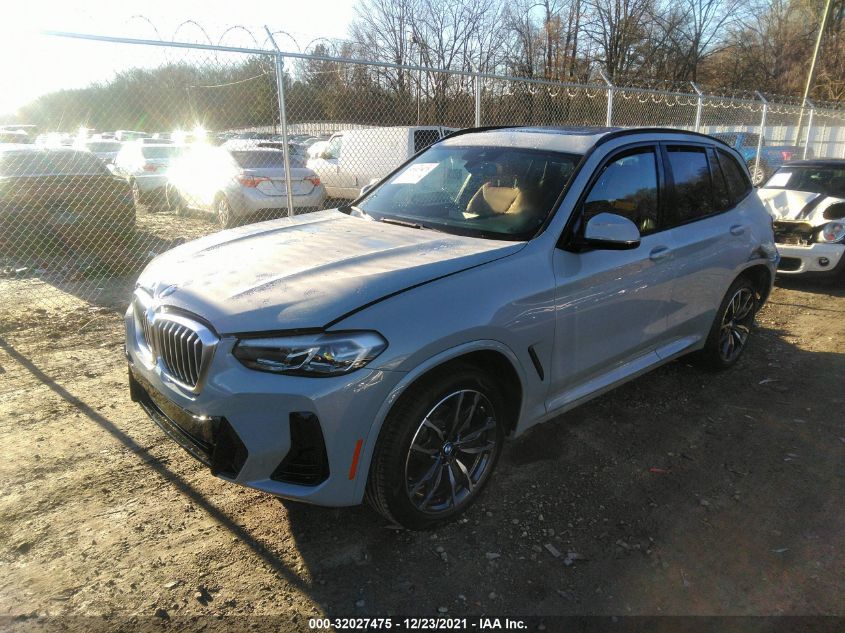 Auction sale of the 2022 BMW X3 , vin: 5UX43DP00N9K55254, lot number: 32027475