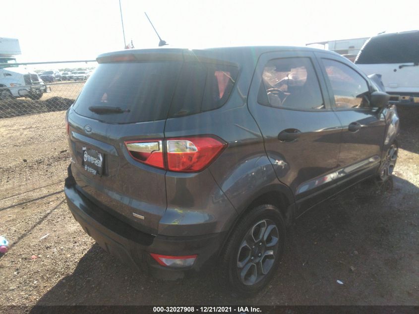 2018 FORD ECOSPORT S MAJ3P1RE7JC244487