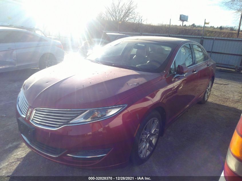 2014 LINCOLN MKZ HYBRID 3LN6L2LU8ER812497