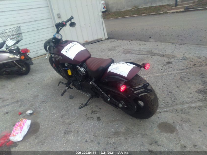 2021 INDIAN MOTORCYCLE CO. SCOUT BOBBER ABS 56KMTA004M3170696
