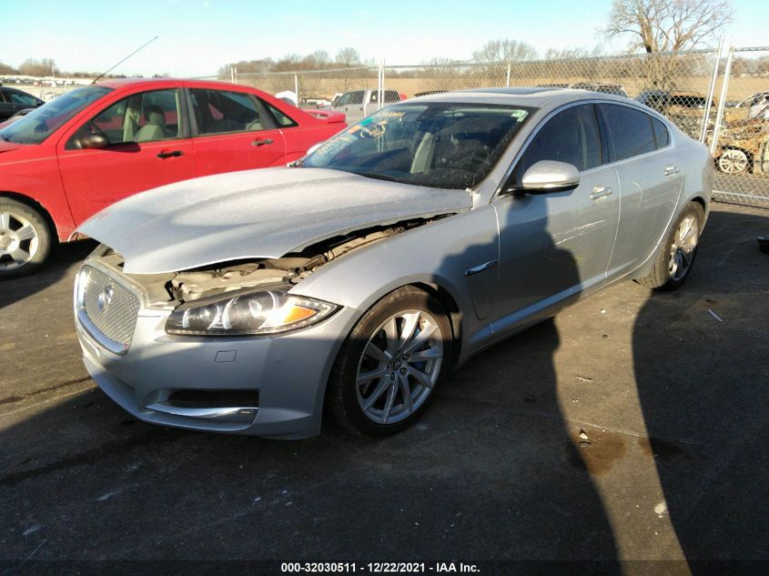 2013 JAGUAR XF I4 RWD SAJWA0ES3DPU01509
