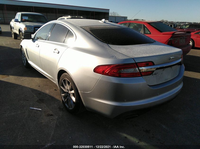 2013 JAGUAR XF I4 RWD SAJWA0ES3DPU01509