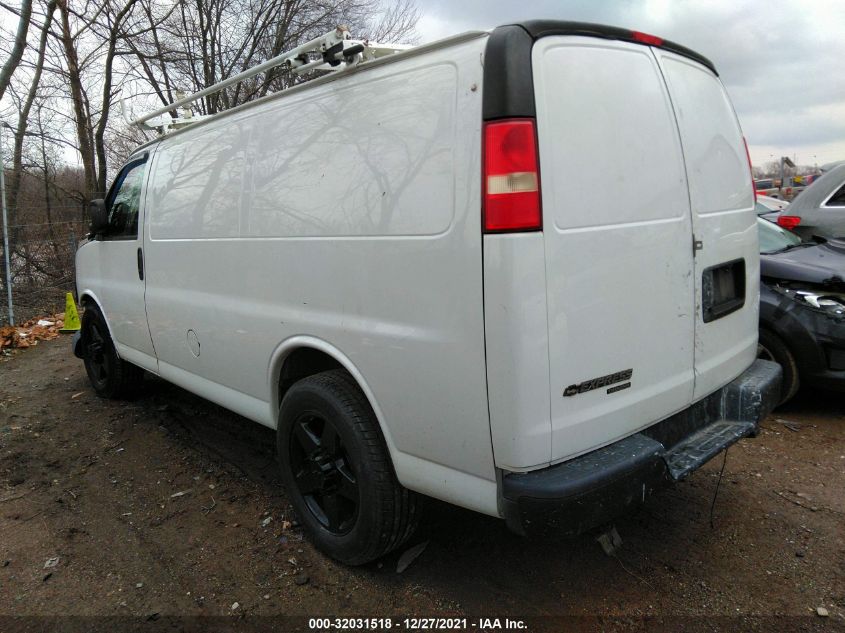 2013 CHEVROLET EXPRESS CARGO VAN 1GCWGFCAXD1193691