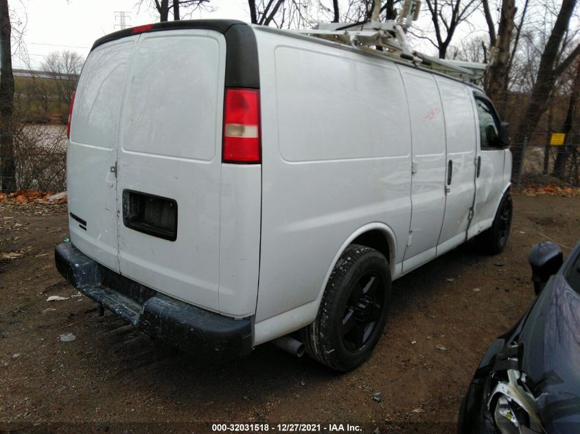 2013 CHEVROLET EXPRESS CARGO VAN 1GCWGFCAXD1193691