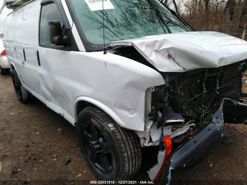 2013 CHEVROLET EXPRESS CARGO VAN 1GCWGFCAXD1193691