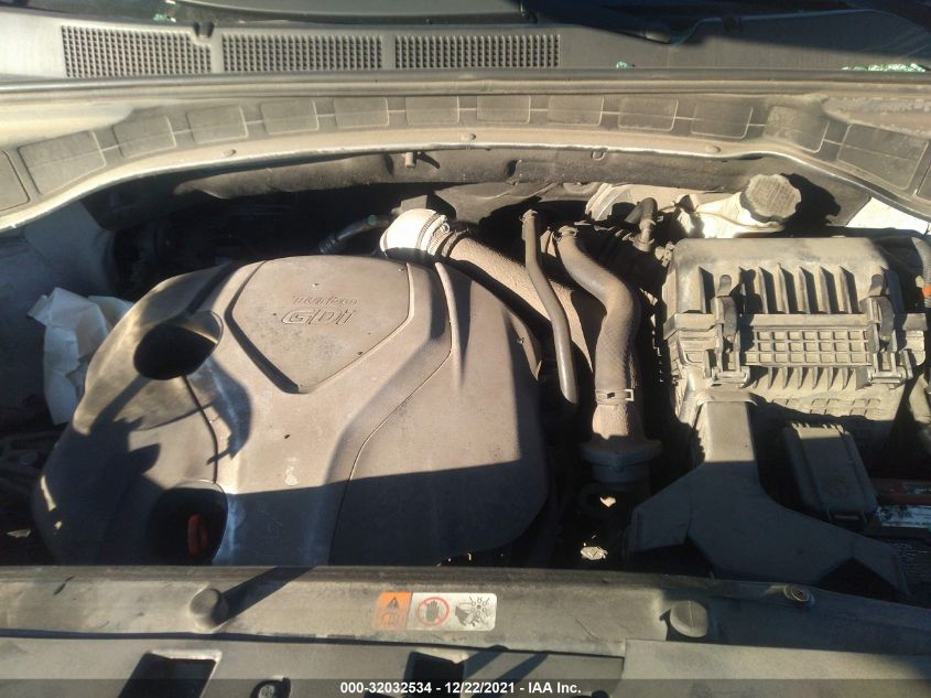 2013 HYUNDAI SANTA FE 2.0T SPORT 5XYZUDLA3DG087478