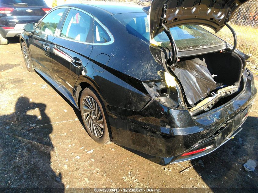 2021 HYUNDAI SONATA HYBRID SEL KMHL34JJ9MA034002