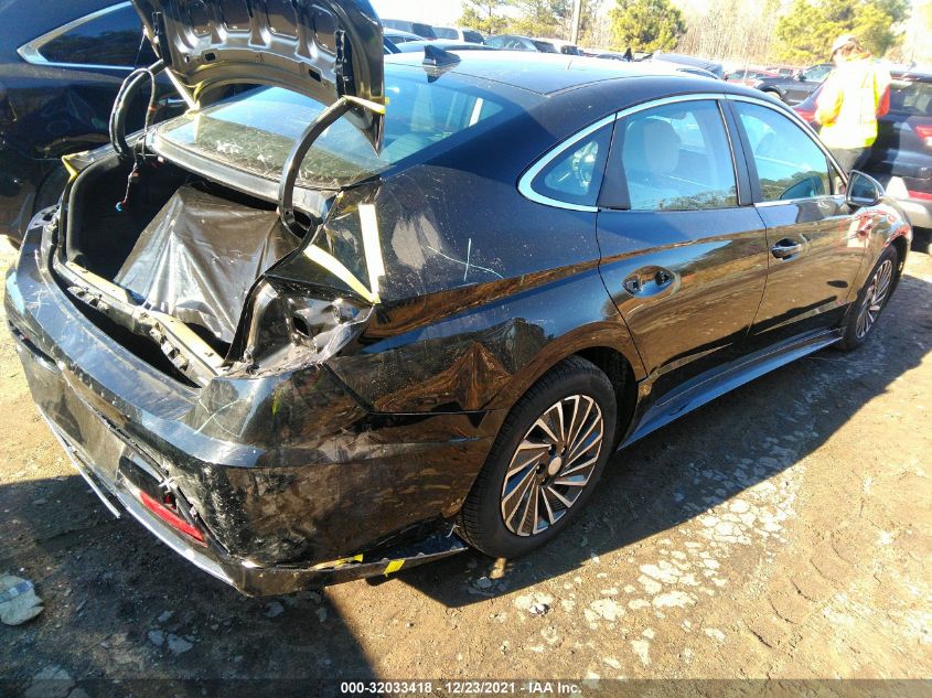 2021 HYUNDAI SONATA HYBRID SEL KMHL34JJ9MA034002
