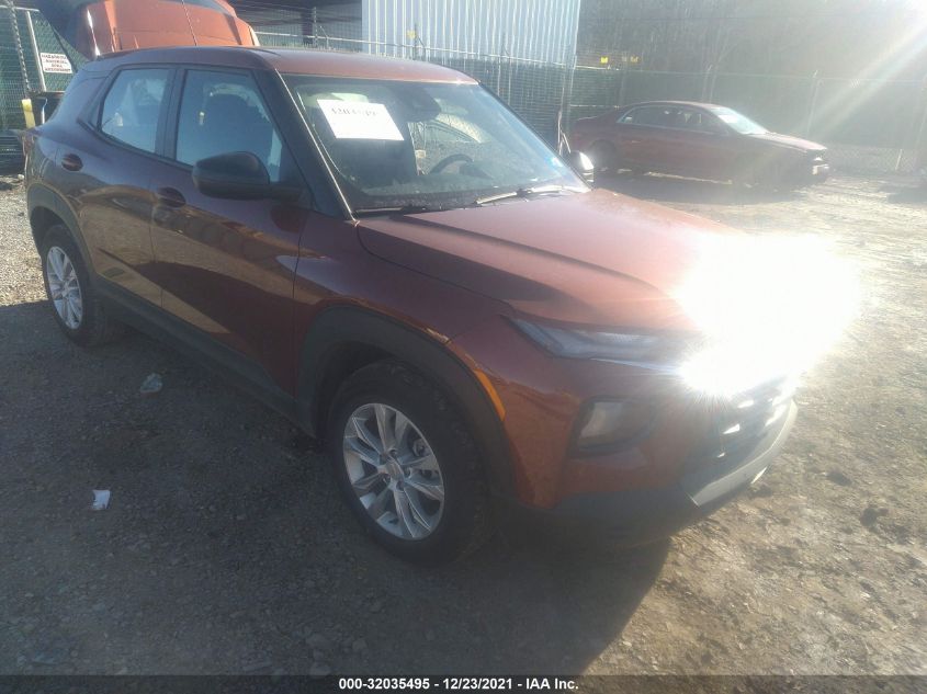 2021 CHEVROLET TRAILBLAZER LS KL79MMS2XMB098379