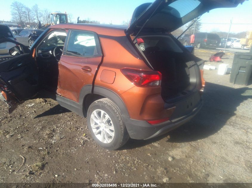 2021 CHEVROLET TRAILBLAZER LS KL79MMS2XMB098379