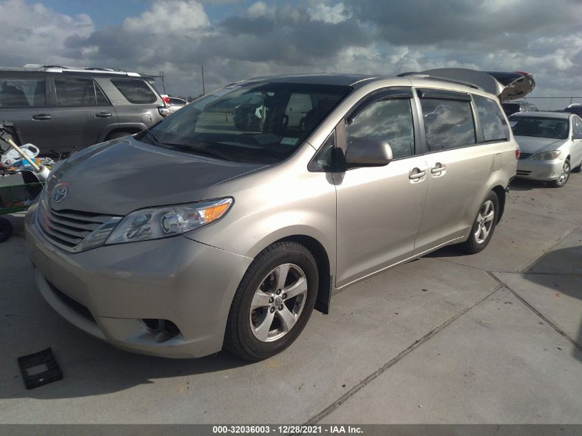 2015 TOYOTA SIENNA LE 5TDKK3DC4FS630554