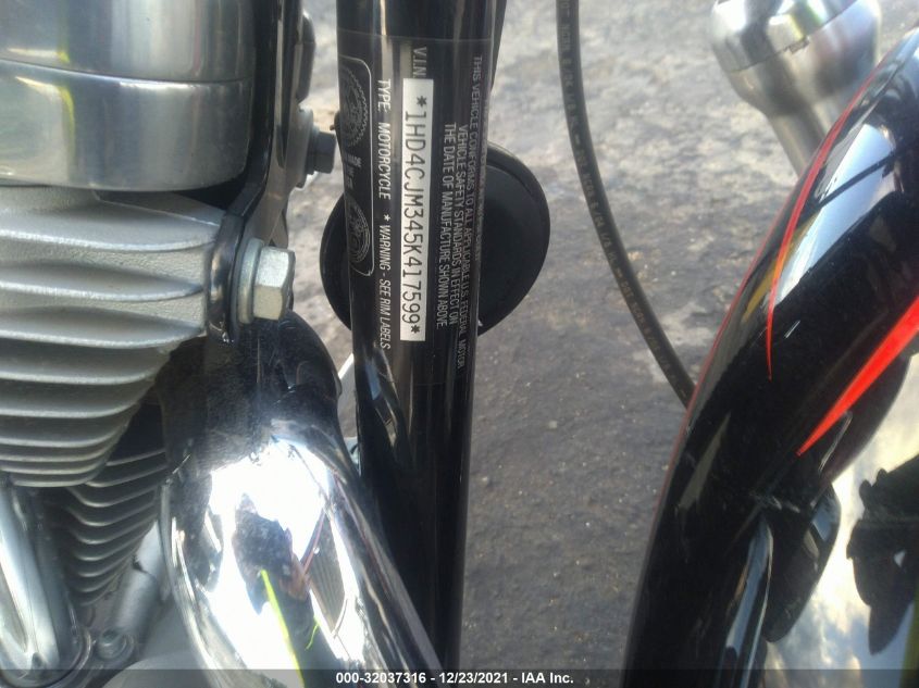 2005 HARLEY-DAVIDSON XL883 C 1HD4CJM345K417599