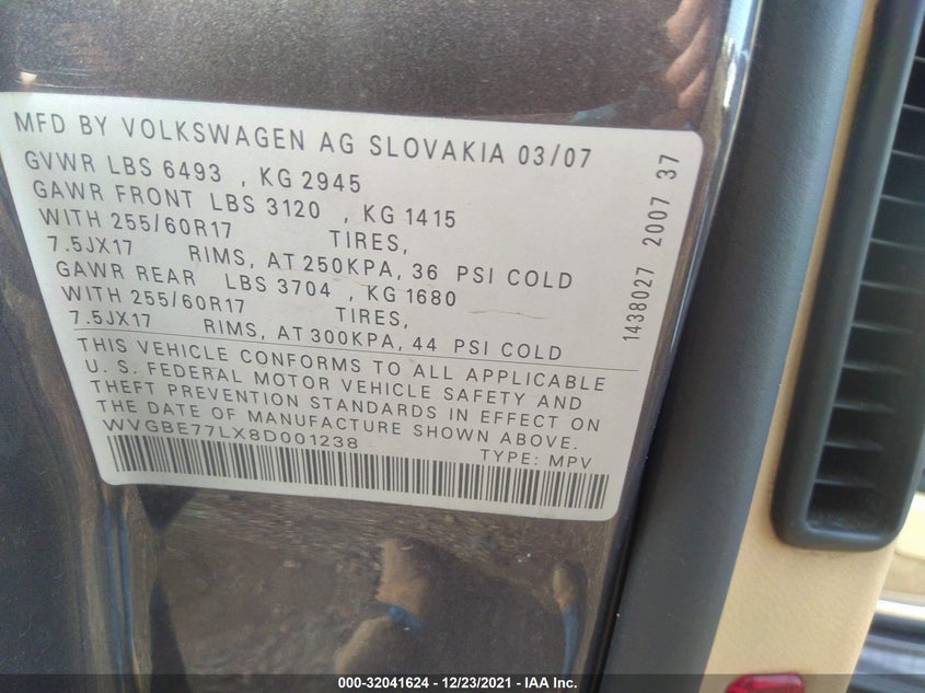 Volkswagen Touareg 2 2008