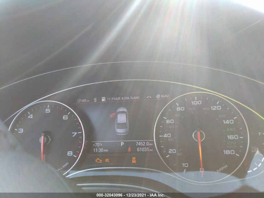 2013 AUDI A6 3.0T PREMIUM PLUS WAUGGAFC5DN158163
