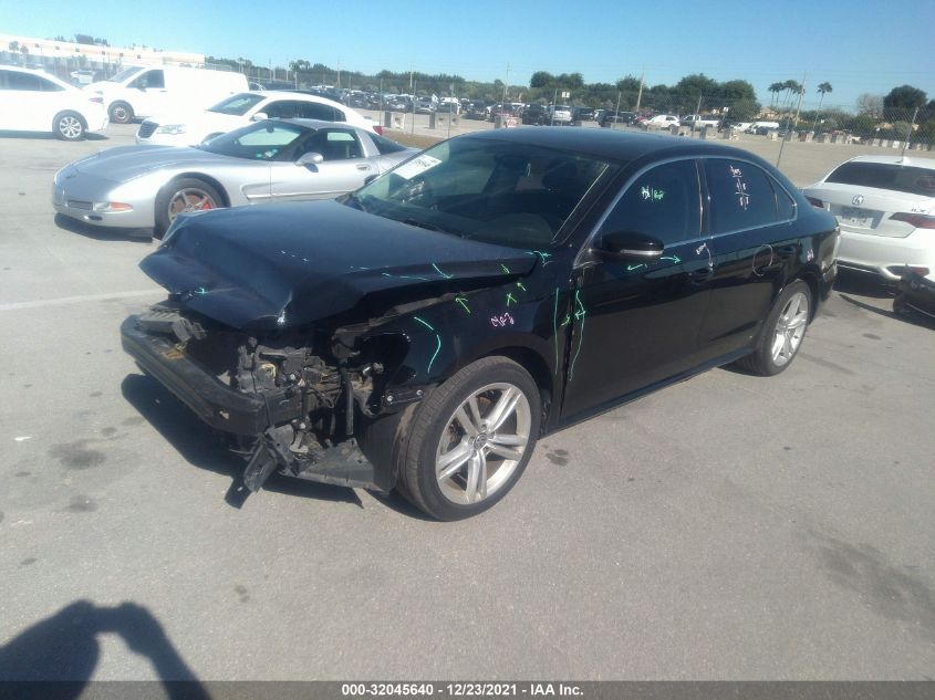 2014 VOLKSWAGEN PASSAT TDI SE W/SUNROOF 1VWBN7A34EC015227