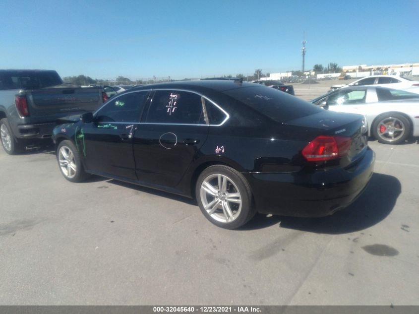 2014 VOLKSWAGEN PASSAT TDI SE W/SUNROOF 1VWBN7A34EC015227