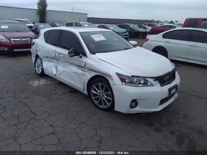 2013 LEXUS CT 200H HYBRID JTHKD5BHXD2166614