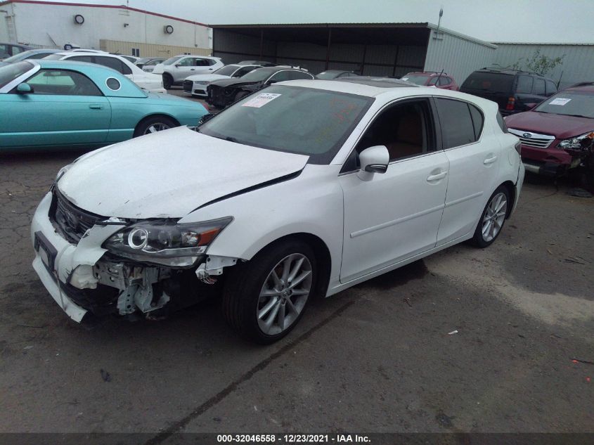 2013 LEXUS CT 200H HYBRID JTHKD5BHXD2166614