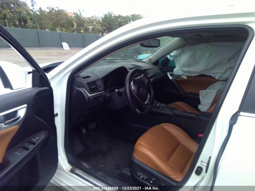 2013 LEXUS CT 200H HYBRID JTHKD5BHXD2166614
