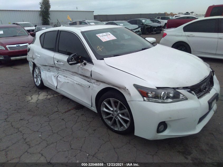 2013 LEXUS CT 200H HYBRID JTHKD5BHXD2166614