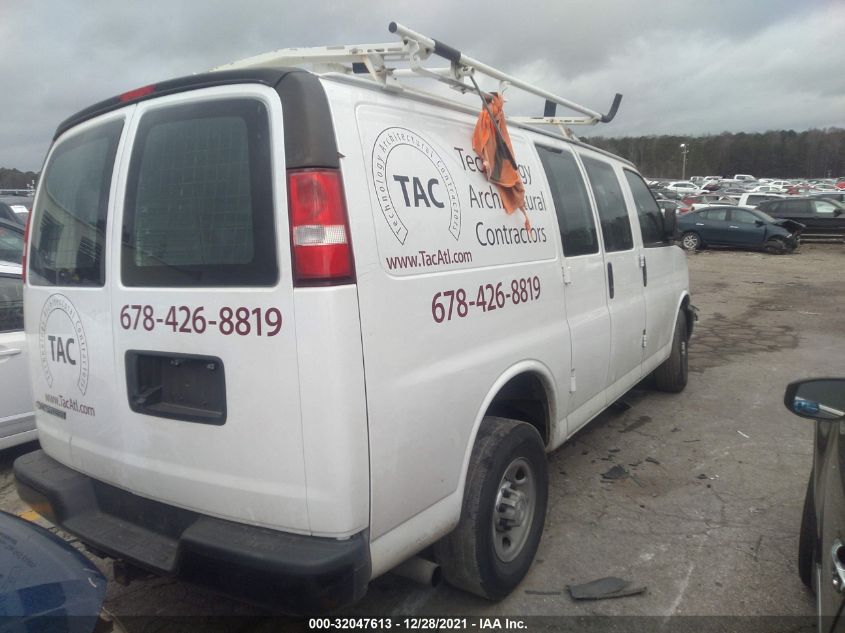 2017 CHEVROLET EXPRESS CARGO VAN 1GCWGAFF6H1342498
