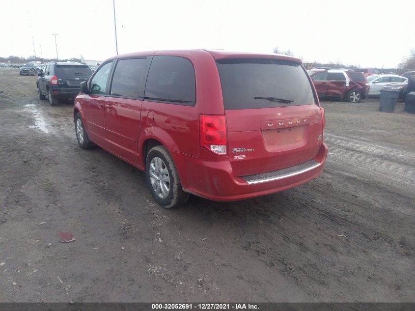 2016 DODGE GRAND CARAVAN SE 2C4RDGBG6GR228194