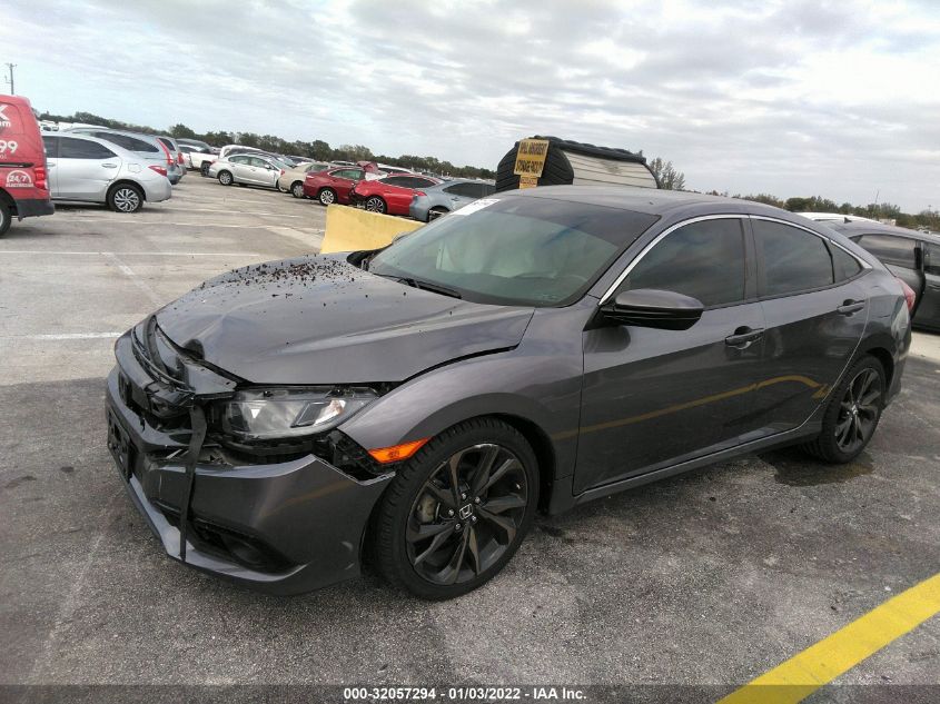2019 HONDA CIVIC SEDAN SPORT 19XFC2F82KE035711