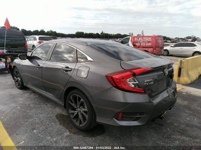 2019 HONDA CIVIC SEDAN SPORT 19XFC2F82KE035711