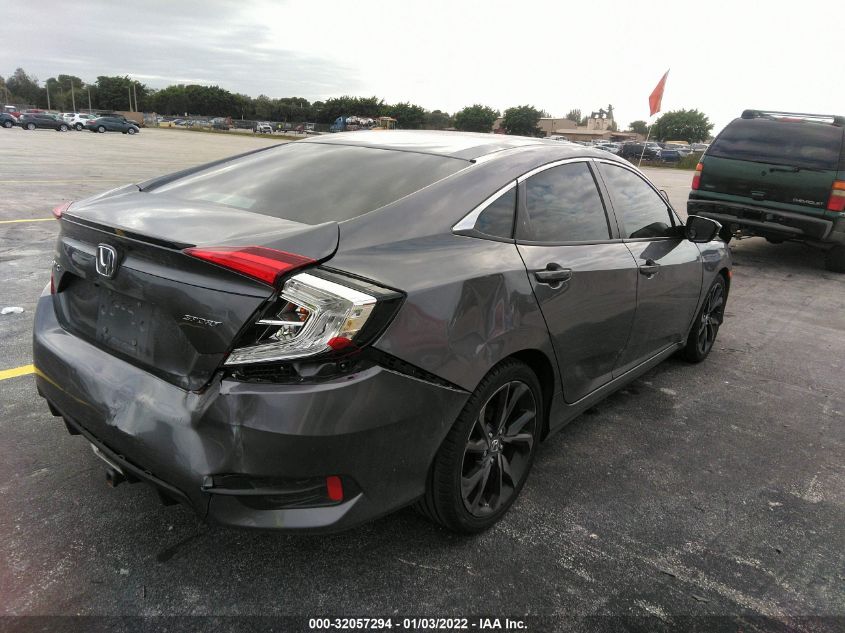 2019 HONDA CIVIC SEDAN SPORT 19XFC2F82KE035711