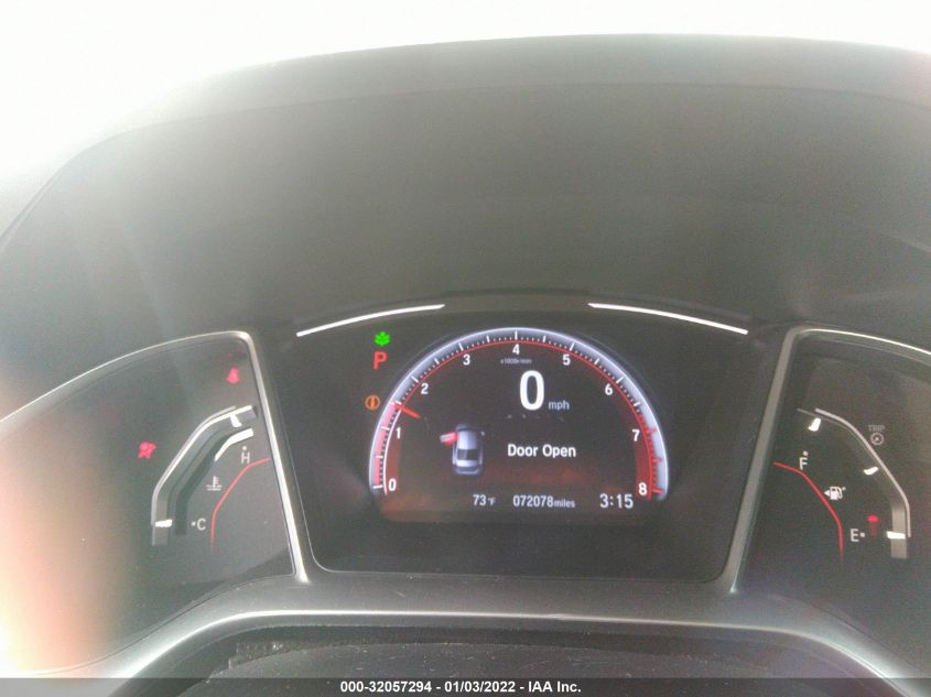 2019 HONDA CIVIC SEDAN SPORT 19XFC2F82KE035711